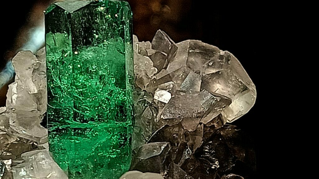 Natural Emerald with inclusions