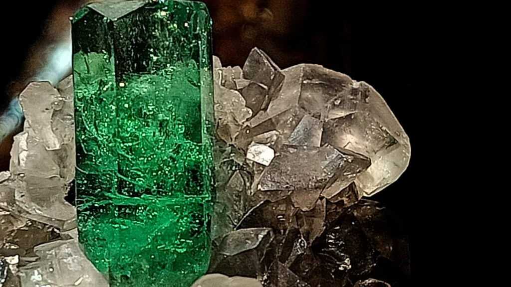 Natural Emerald with inclusions
